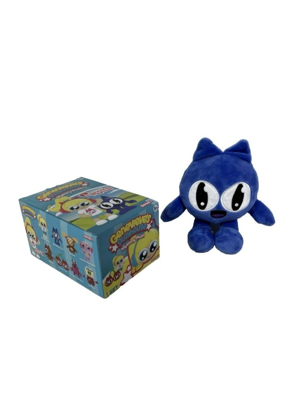 Genevieves Playhouse 6" Mini Plush BLUEBERRY CAT Series 1